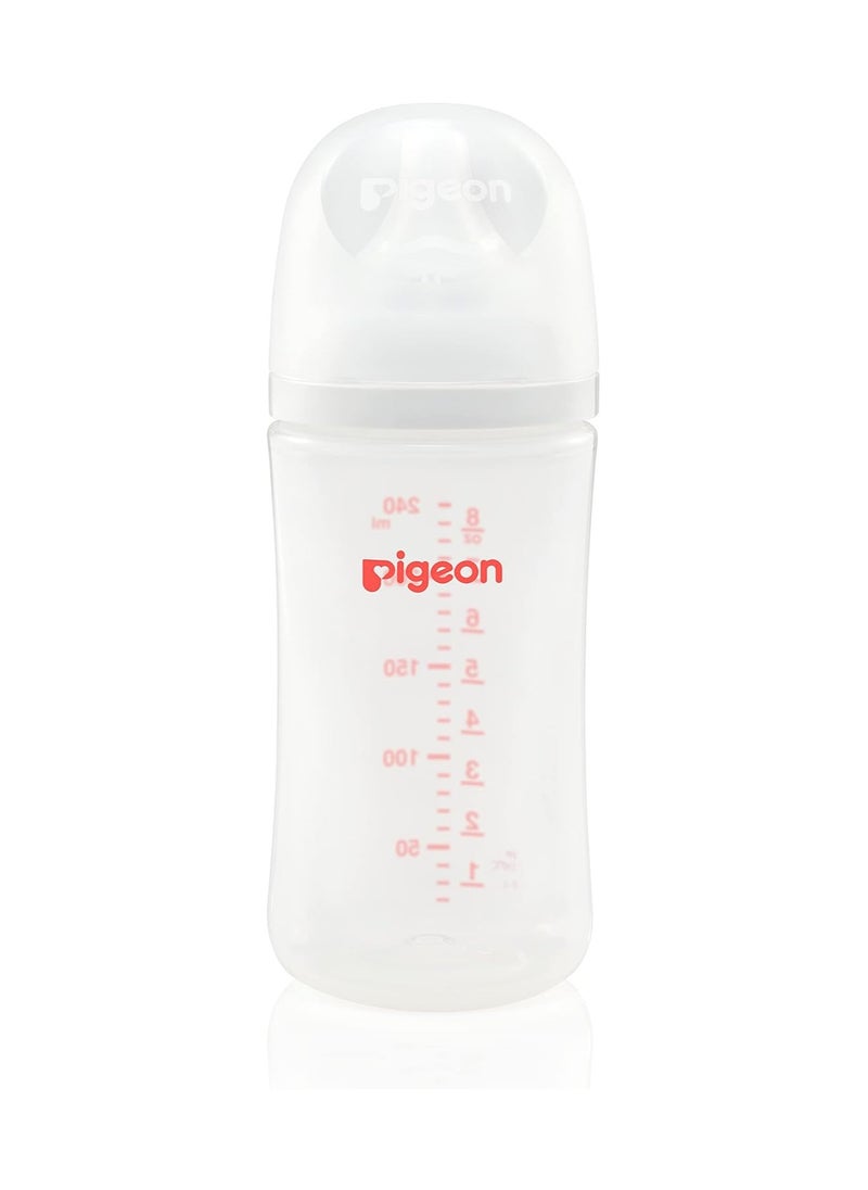 Pigeon SofTouch Gray 240ml Anti-Colic Nursing Bottle (3+ Months) - BPA free, BPS free 1 pcs