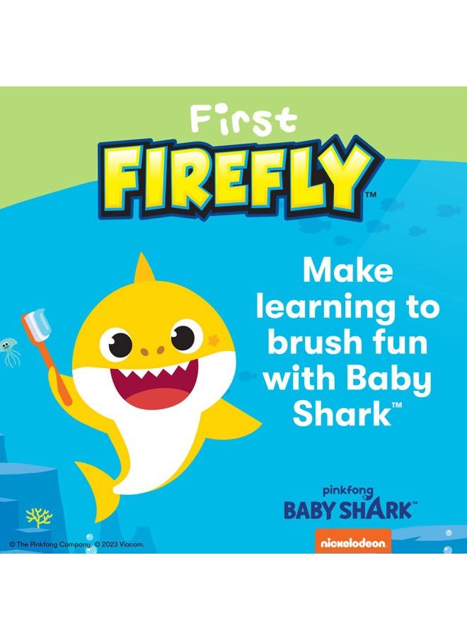 First Firefly Training Light Up Toothbrush, Baby Shark, Yellow