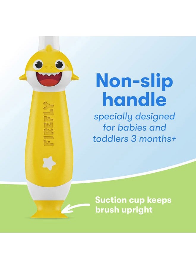 First Firefly Training Light Up Toothbrush, Baby Shark, Yellow