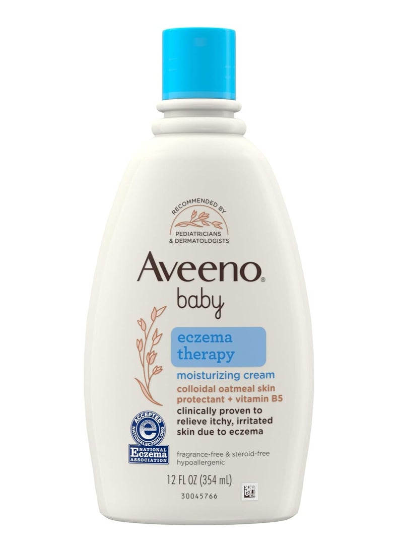 AVEENO BABY Eczema Therapy Moisturizing Cream, 12 Fl. Oz