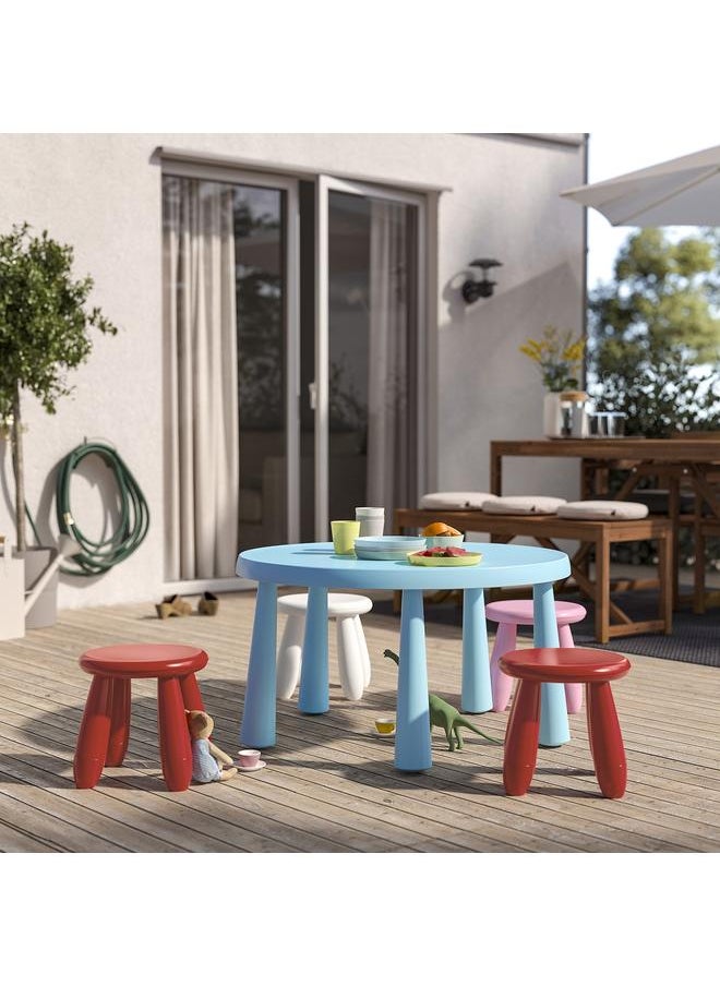 Children's stool, in/outdoor/red
