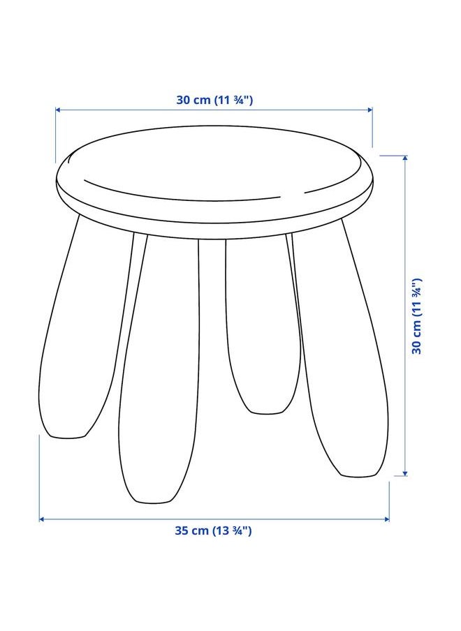 Children's stool, in/outdoor/yellow