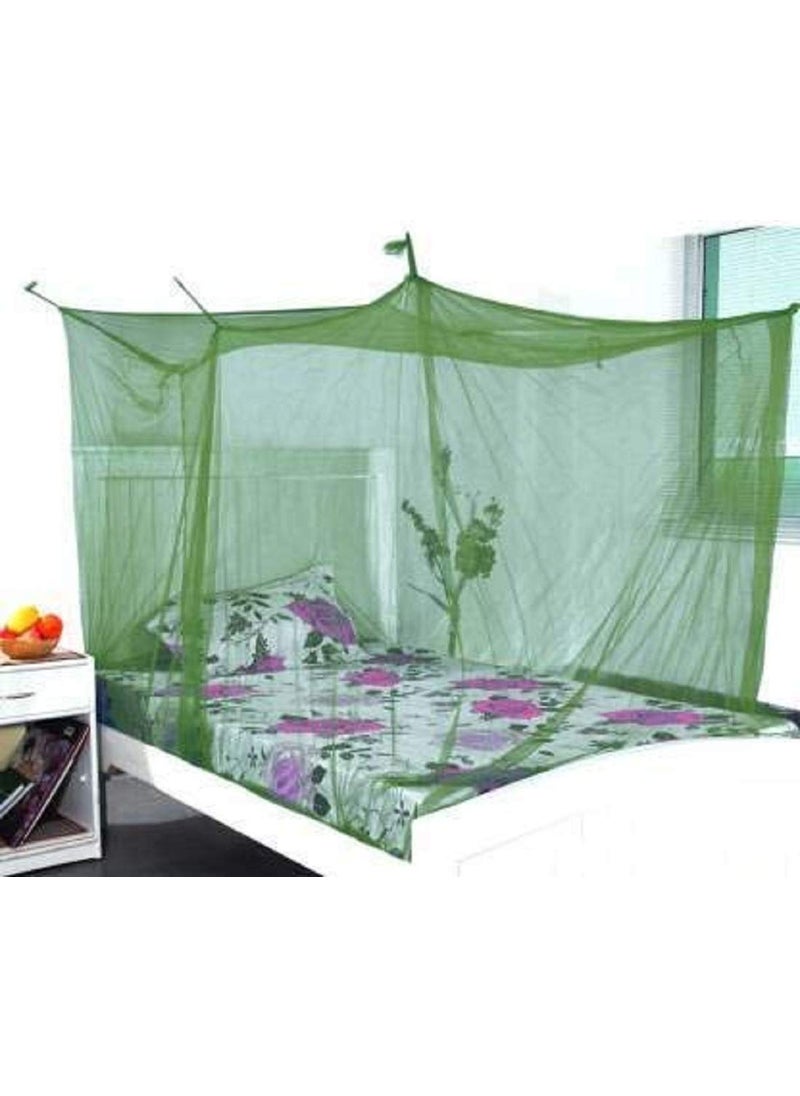 Divayanshi Mosquito Net Olive Polycotton 6x6 Insect Protection Net