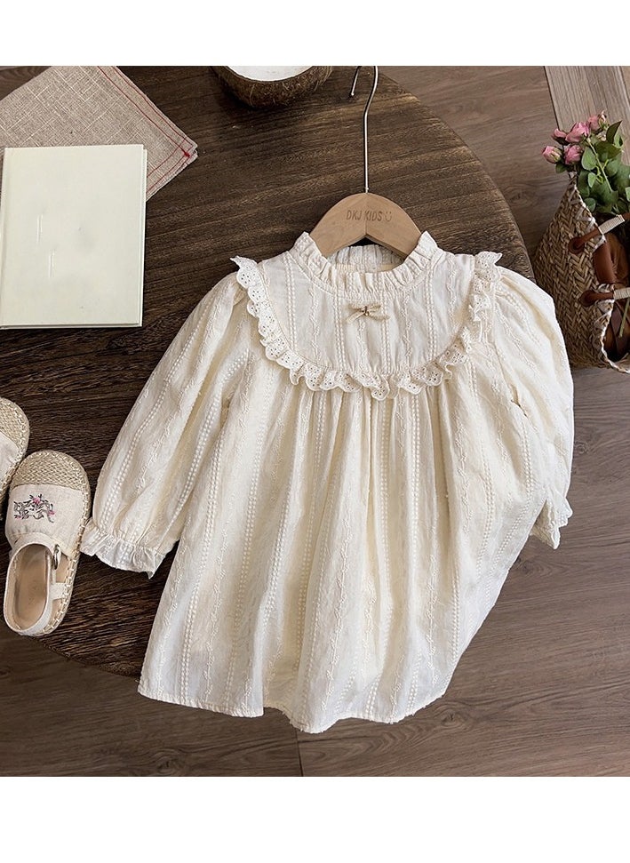 Children's Princess's Birthday Dress Performance  Puffy Dress with a Western Style