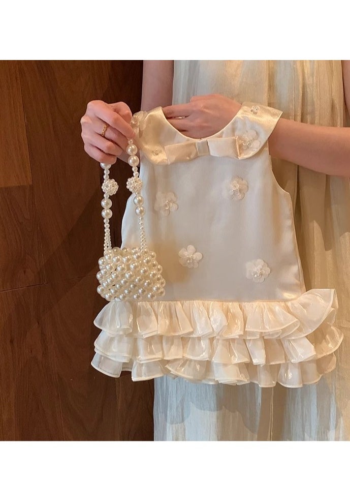 Girl Princess Dress Birthday Dress Summer Dress Little Girl Baby Elegant Vest Dress