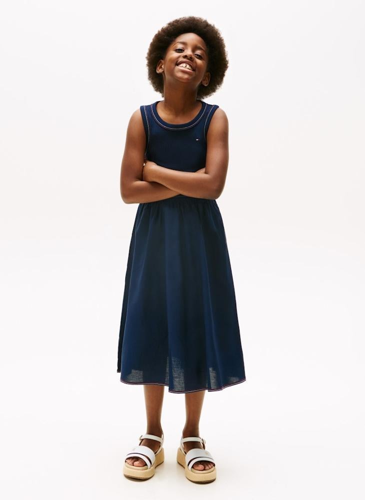 Kids Combi Midi Dress