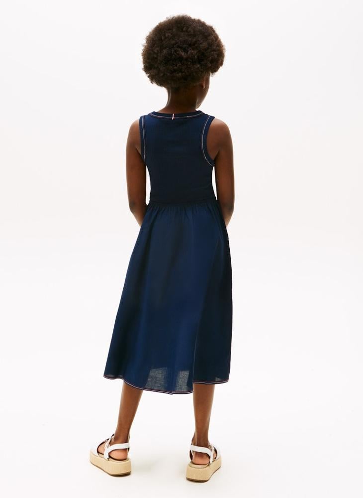Kids Combi Midi Dress