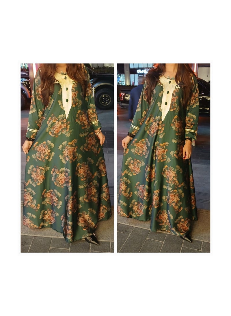Arabic Style Long Gown, Comfortwear