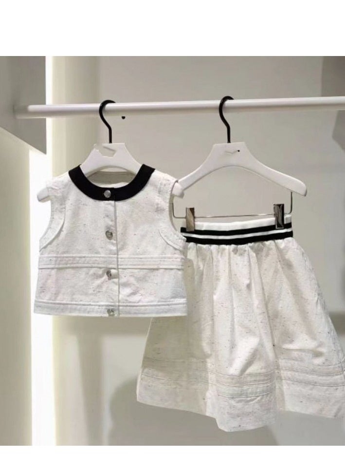 Girls' Fashion Set (Vest+Pants)