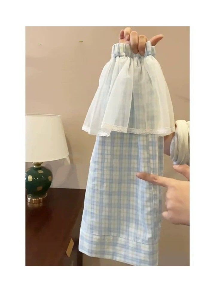 Two Piece Set Of Children's Fresh Camisole Loose Gauze Skirt And Pants