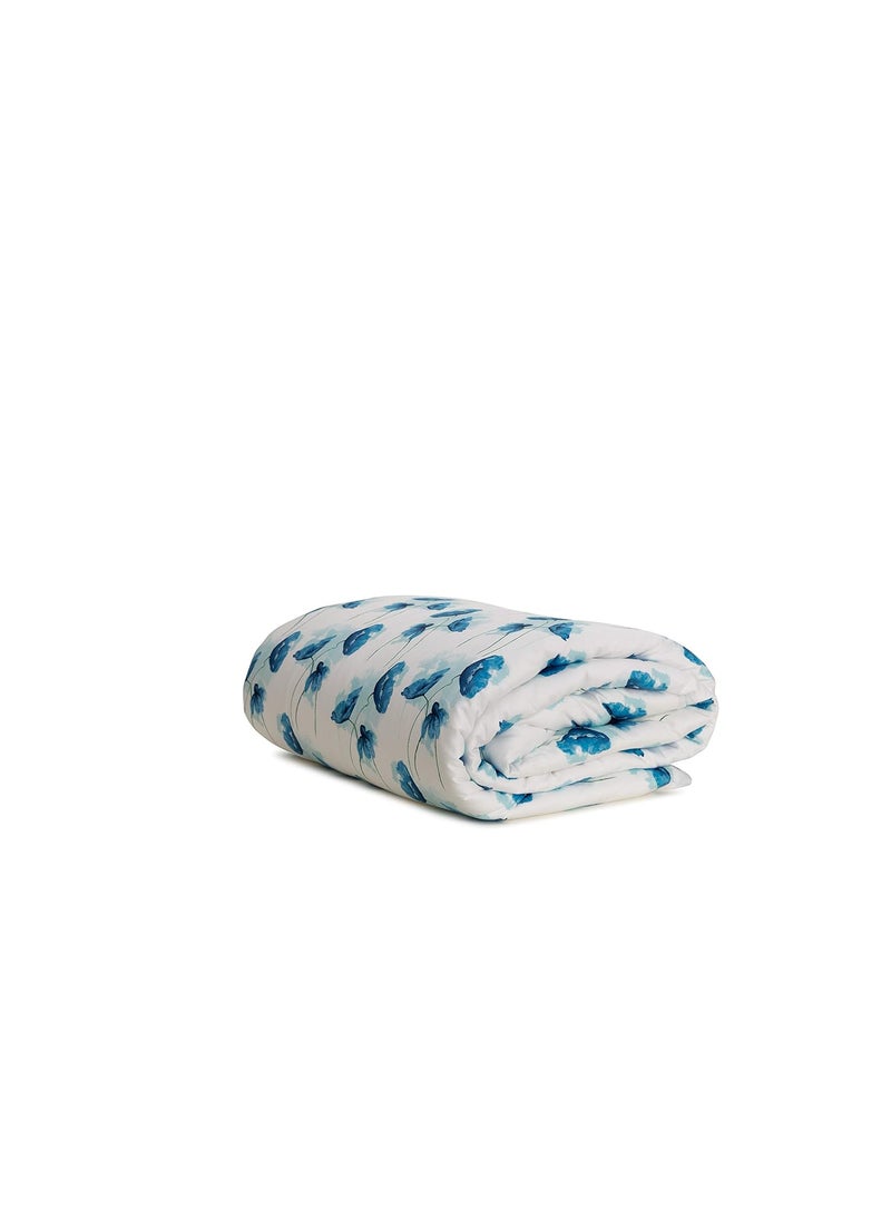 Himeya 100 Cotton Bliss Sateen Printed 1 Piece Double Duvet Cover Anemone Lacuna