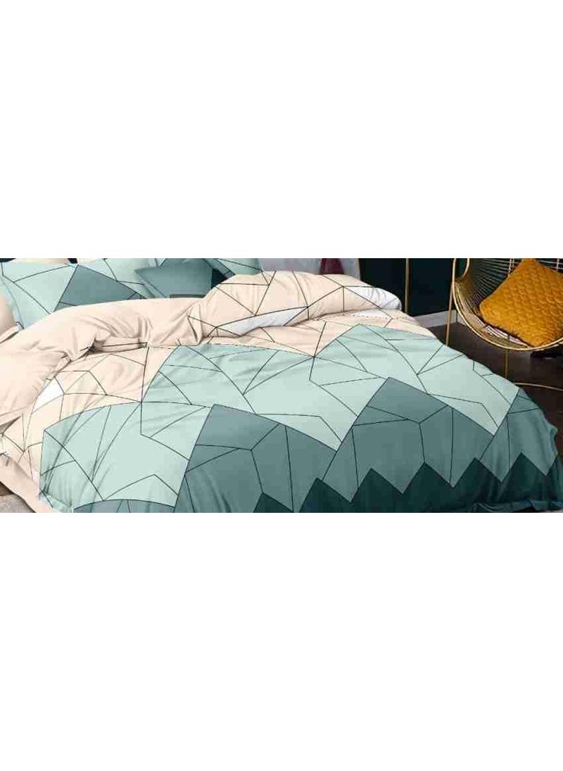 DKB ENTERPRISES 160 TC Soft Glace Cotton King Size Duvet Cover Razai Cover Quilt Cover Rajai CoverBlanket Cover Dohar for Double Bed with Zipper 90x100 Inch Cream