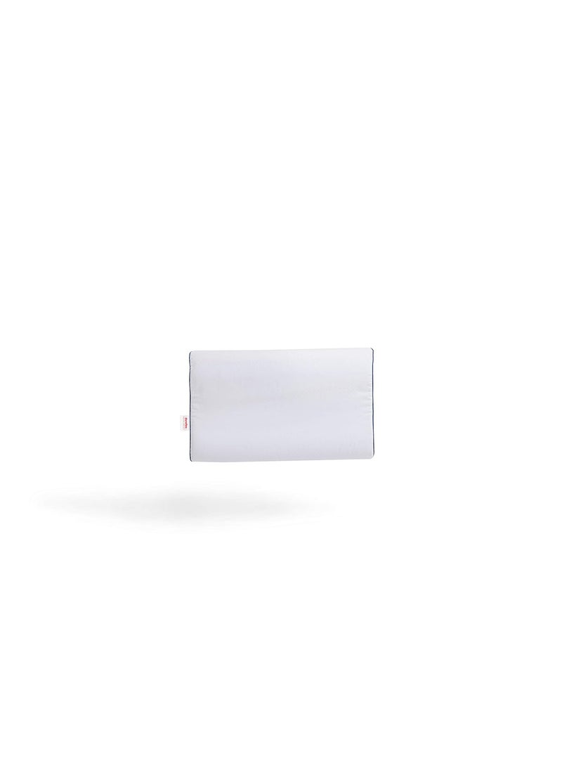 duroflex Memory Foam Neck Rest Orthopedic Medium Firm Cervical Support Pillow 24x16x5 White