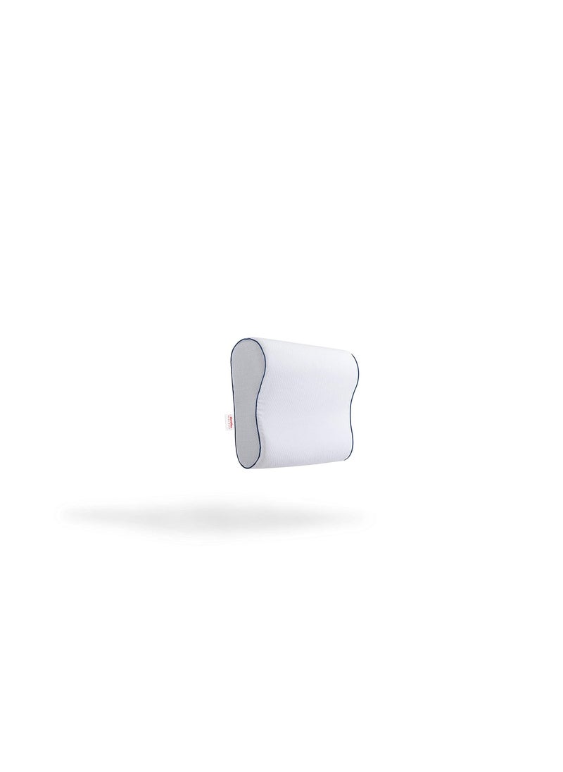 duroflex Memory Foam Neck Rest Orthopedic Medium Firm Cervical Support Pillow 24x16x5 White