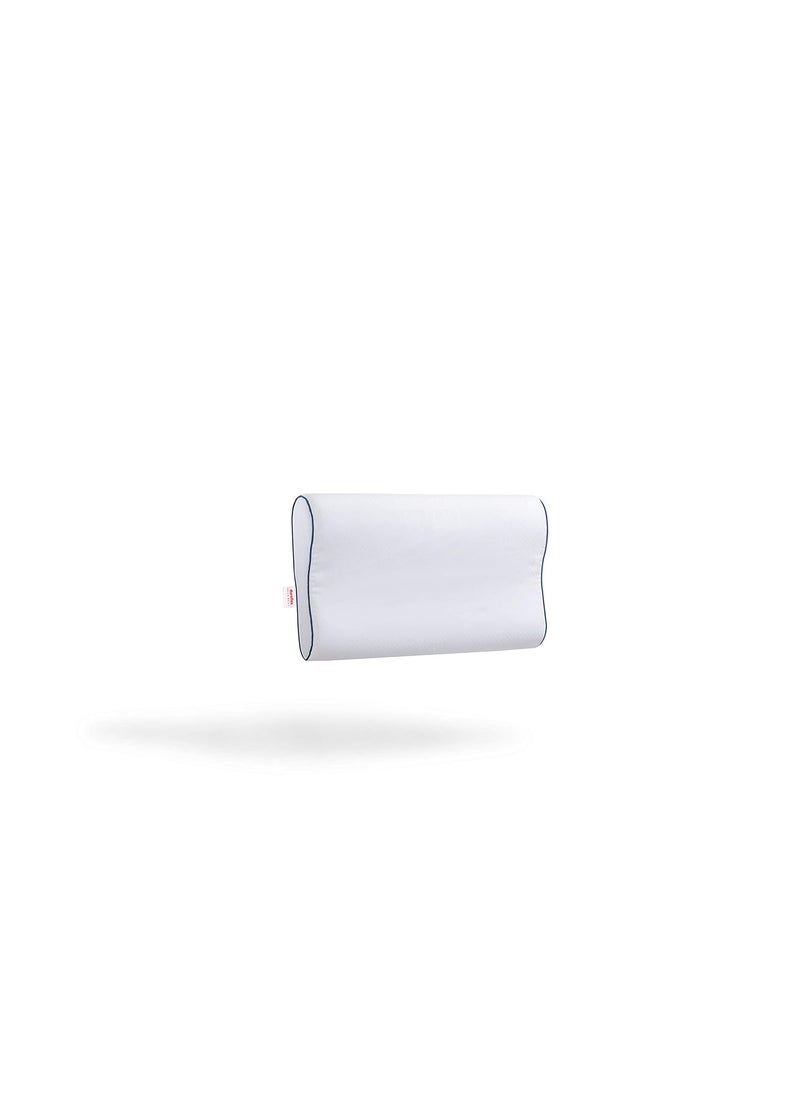 duroflex Memory Foam Neck Rest Orthopedic Medium Firm Cervical Support Pillow 24x16x5 White