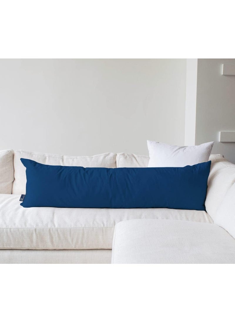 THE WOOD WHITE Soft Microfiber Hug Pillow for Sleeping 18 x 54 inch Full Body Cuddle Pillow Long Pillow for Bed Pregnancy Pillow for Sleeping Large Pillow Blue