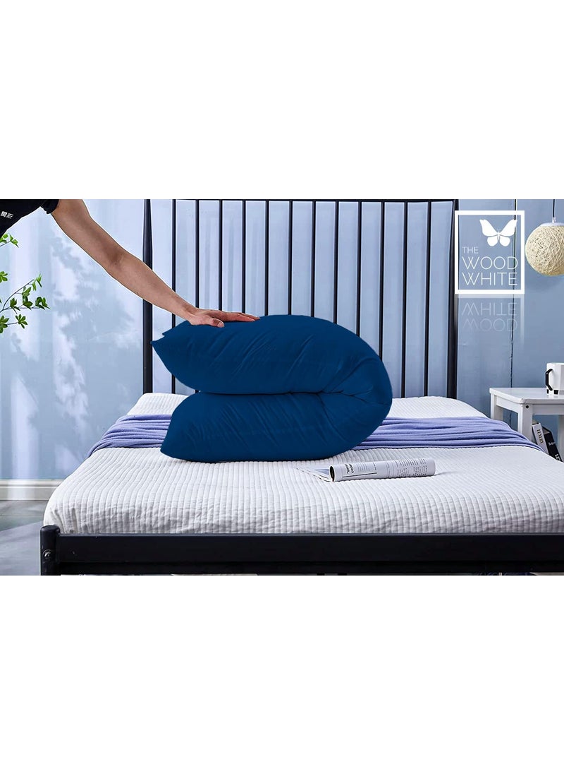 THE WOOD WHITE Soft Microfiber Hug Pillow for Sleeping 18 x 54 inch Full Body Cuddle Pillow Long Pillow for Bed Pregnancy Pillow for Sleeping Large Pillow Blue