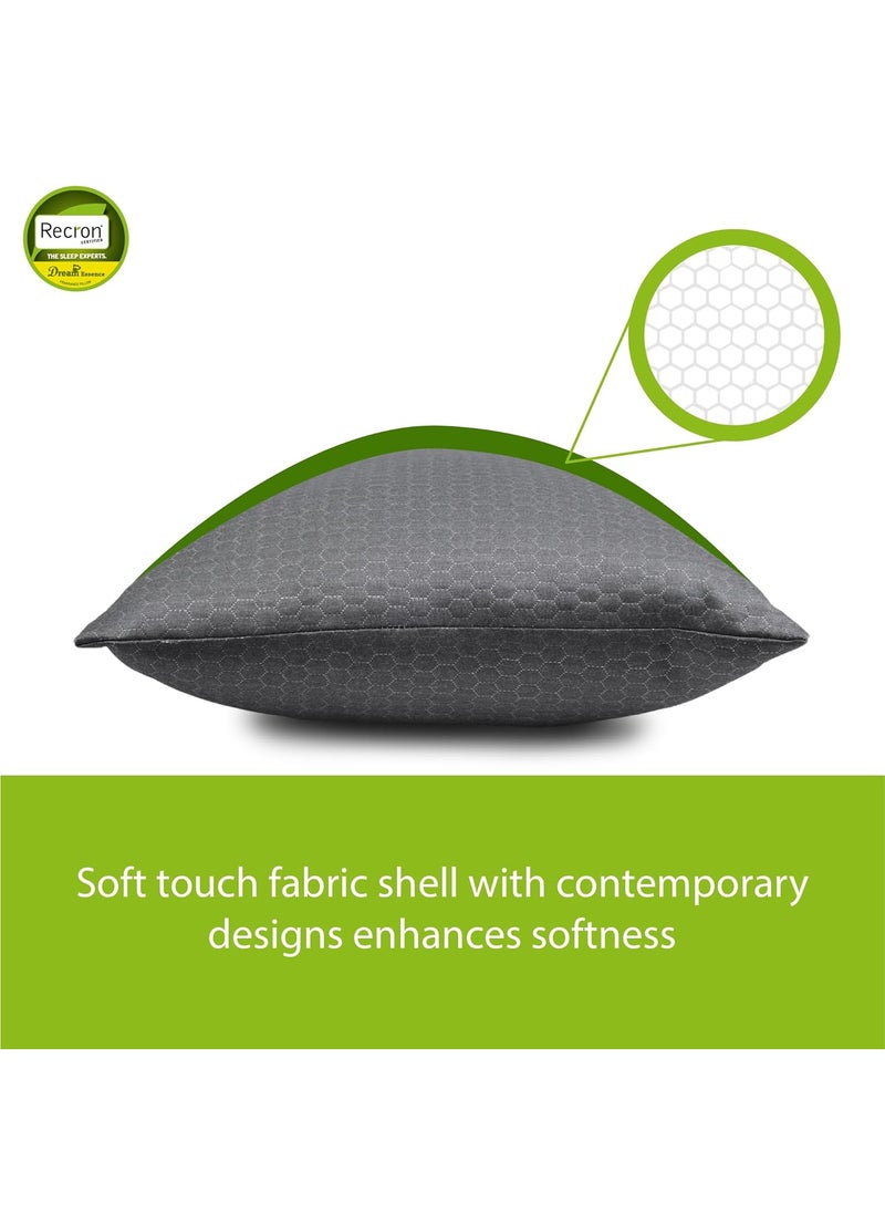 Recron Certified Dream Essence Pillow 43 x 69 cm 17x27 inches Musk