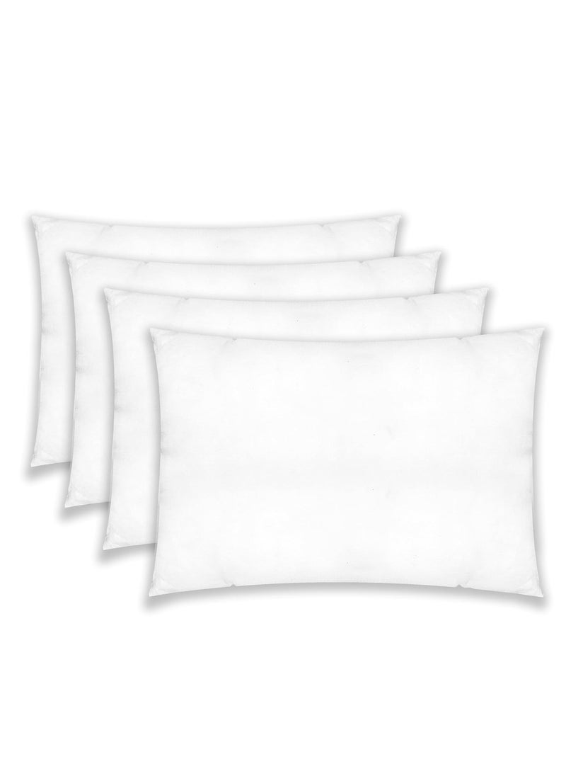 SWEETSAGA Soft Pillow for Sleeping Home Bed 16x24 Inch White Pack of 4 Vacuum Packed Best Night Pillows