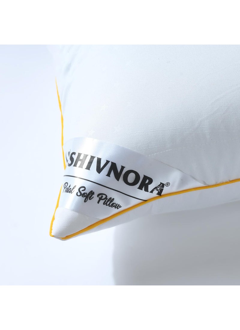 shivnora Petal Soft Standard Pillow Set of 1 for Sleeping 28x19 Inches