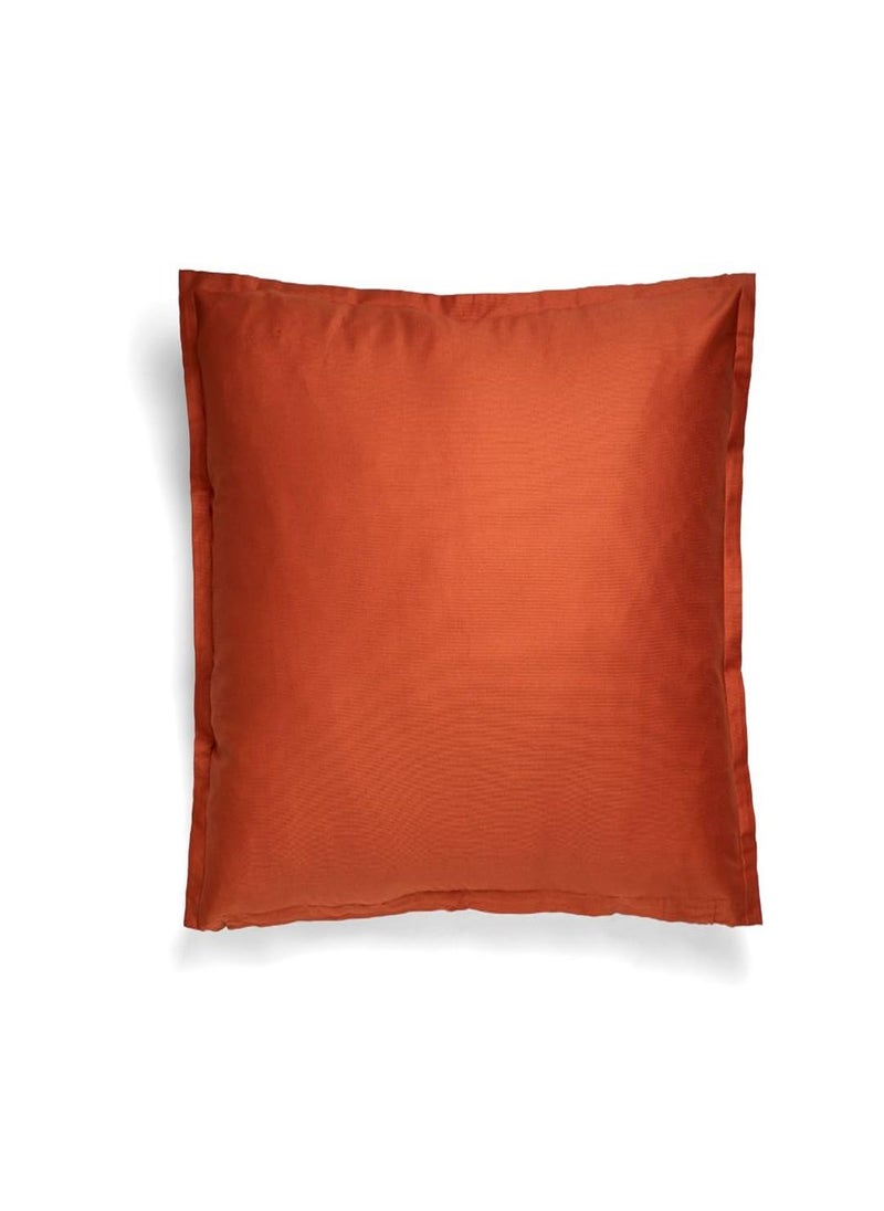 Himeya 100 Cotton Woven Rib 1 Piece Pillow Sham 60 X 70 CM Clay red