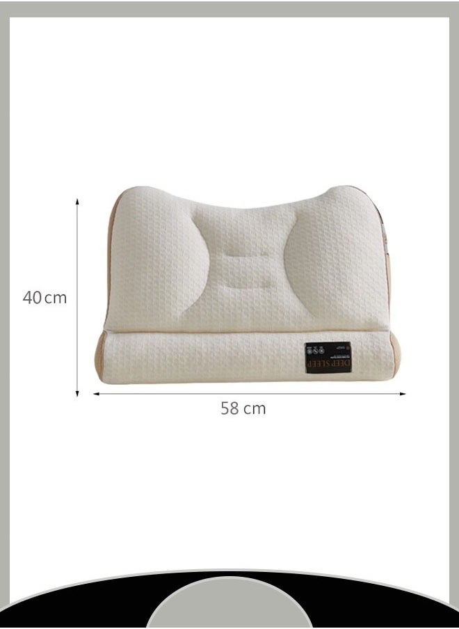 Ergonomic Pillow for Neck and Shoulder Pain, Neck Pillow Orthopedic Correction Repair Traction Contour Pillow Side Sleeper Pillow, Neck Pillow for Sleeping, Cervical Spine Assist Sleep Bed Pillow (B