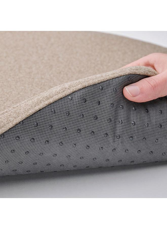 Chair pad, beige, 32.6/31.3x33x3 cm