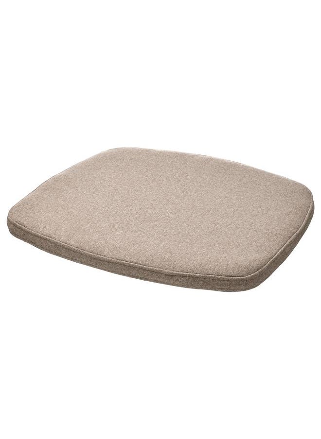 Chair pad, beige, 32.6/31.3x33x3 cm