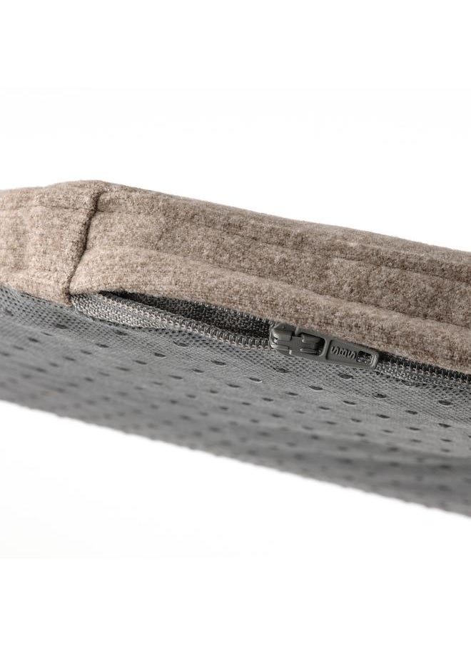 Chair pad, beige, 32.6/31.3x33x3 cm