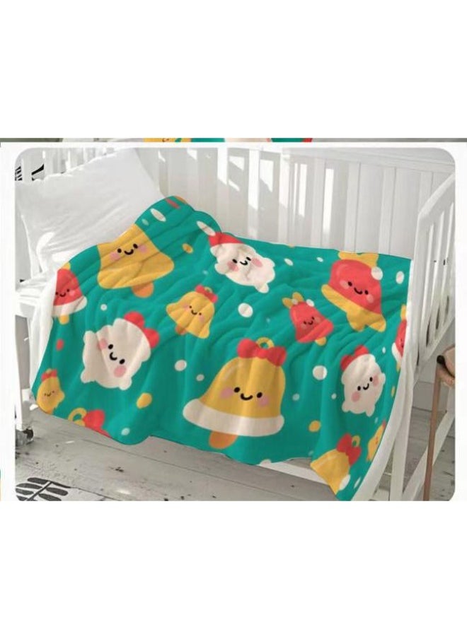 Flannel thin blanket (warm and comfortable, suitable for sleep, gaming, dust removal and sandproof) 150cm*200cm - 1060