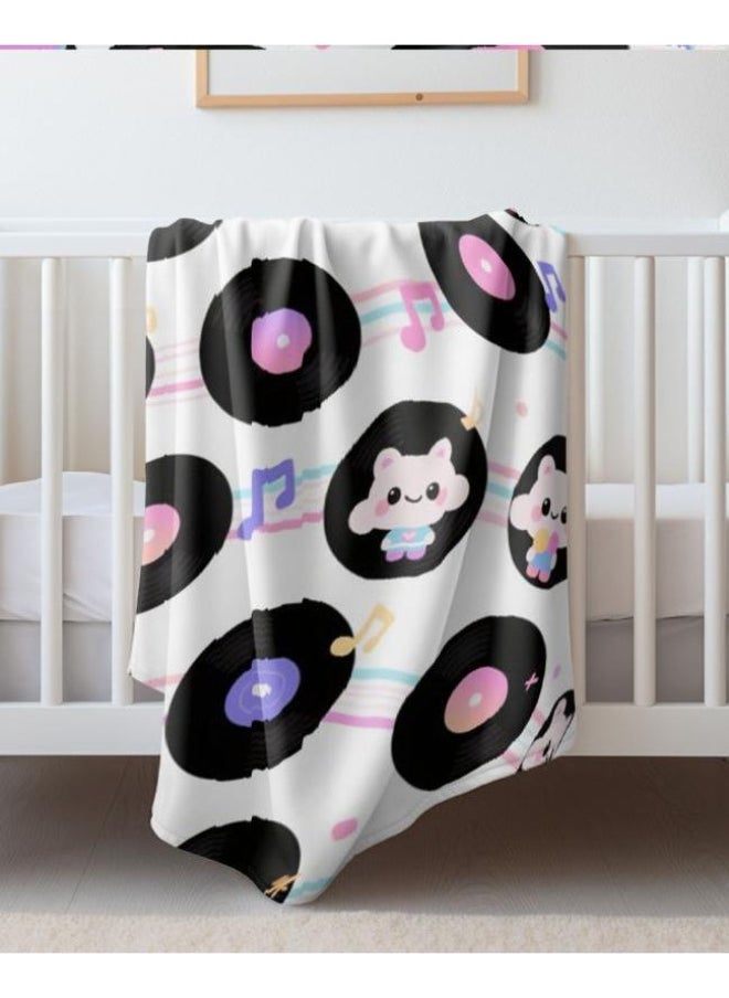 Flannel thin blanket (warm and comfortable, suitable for sleep, gaming, dust removal and sandproof) 150cm*200cm - 971