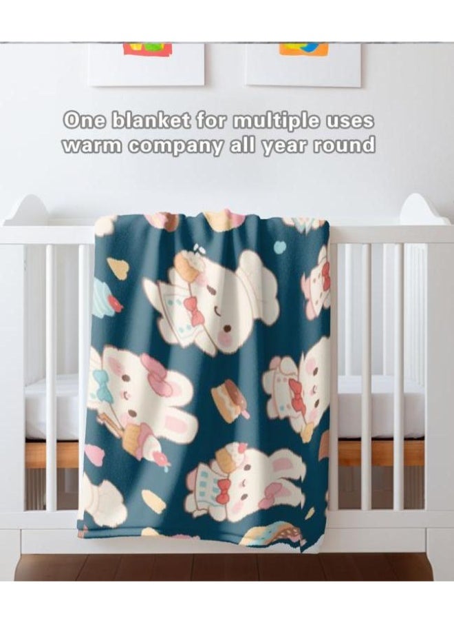 Flannel thin blanket (warm and comfortable, suitable for sleep, gaming, dust removal and sandproof) 150cm*200cm - 944