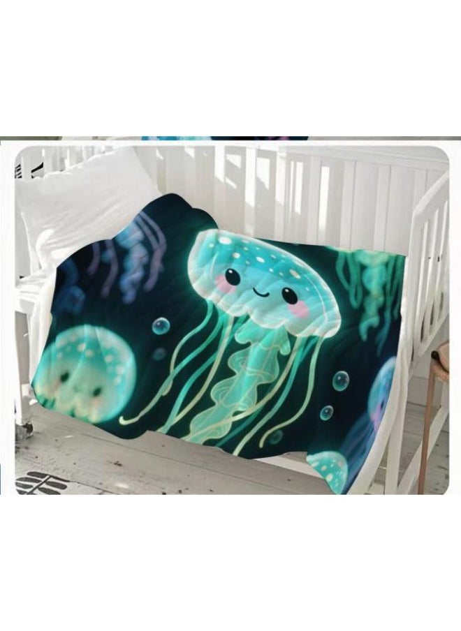 Flannel thin blanket (warm and comfortable, suitable for sleep, gaming, dust removal and sandproof) 150cm*200cm - 948