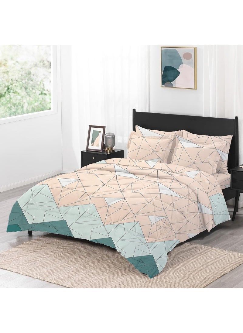 IVAZA Microfibre All SeasonACSummer Floral Printed Reversible Double Bed Comforter Blanket Blanket Dohar Duvets 220 GSM Whosus