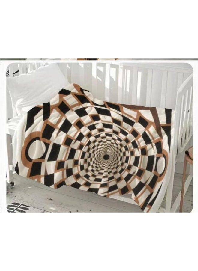 Traditional flannel thin blanket (warm and comfortable, suitable for sleep, gaming, dust removal and sandproof) 150cm*200cm - 23