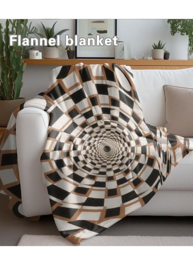Traditional flannel thin blanket (warm and comfortable, suitable for sleep, gaming, dust removal and sandproof) 150cm*200cm - 23