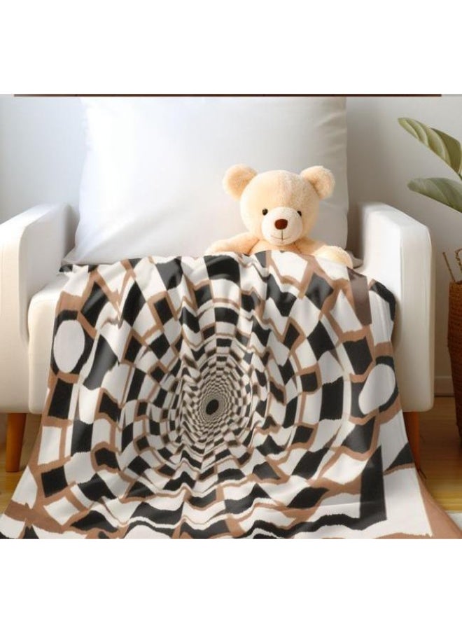 Traditional flannel thin blanket (warm and comfortable, suitable for sleep, gaming, dust removal and sandproof) 150cm*200cm - 23