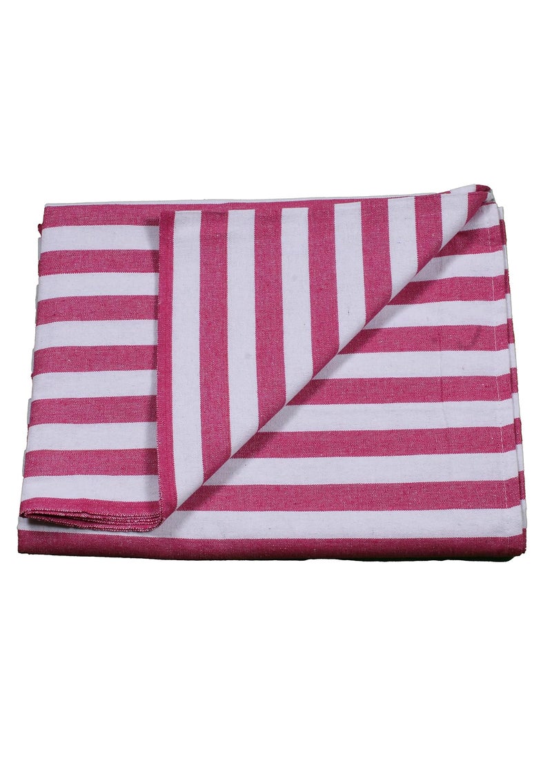 THARUNSHA ELITE Single Size Light Weight Pure Cotton Blanket for Daily UseSoft BedsheetTop SheetThrow Blanket Set of 5 Multicolor