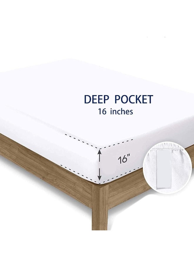 Homewish Cute Duck Fitted Sheet Full Size