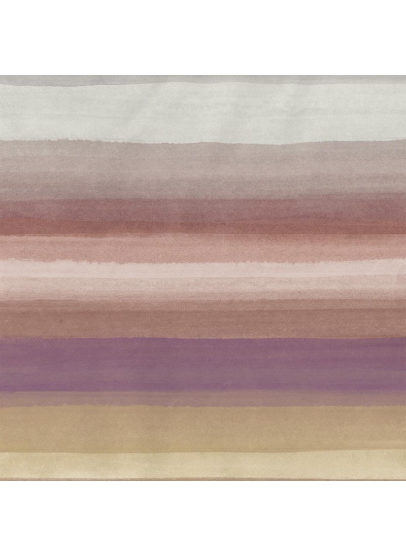 Ddecor Memento Collection Bedsheet Set 100 Cotton Bedsheet for Double Bed Stripes 145 TC Double Bedsheet with 2 Pillow Covers Wine