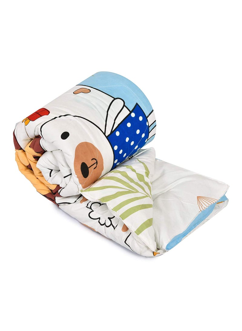 COZY FURNISH Reversible Kids Comforter Blanket Quilt Super Soft AllSeason 150 GSM 08 Years 60x45 Inches for Kids Summer Winter Blanket for Kid Boys Girls