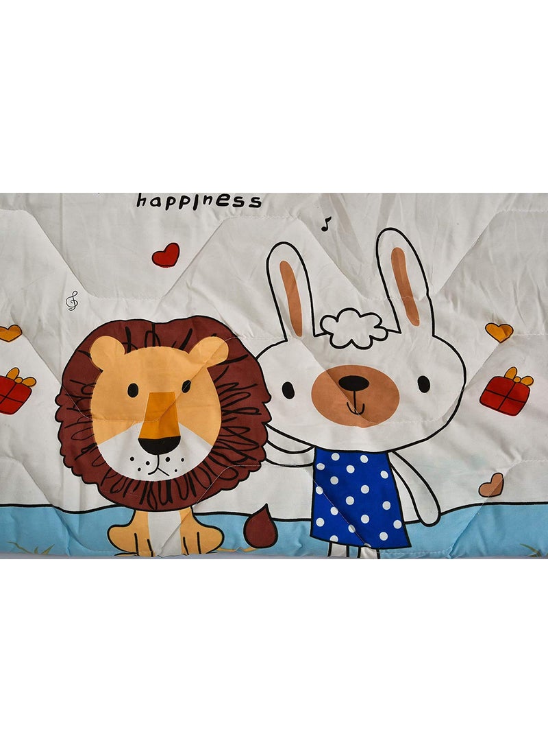 COZY FURNISH Reversible Kids Comforter Blanket Quilt Super Soft AllSeason 150 GSM 08 Years 60x45 Inches for Kids Summer Winter Blanket for Kid Boys Girls