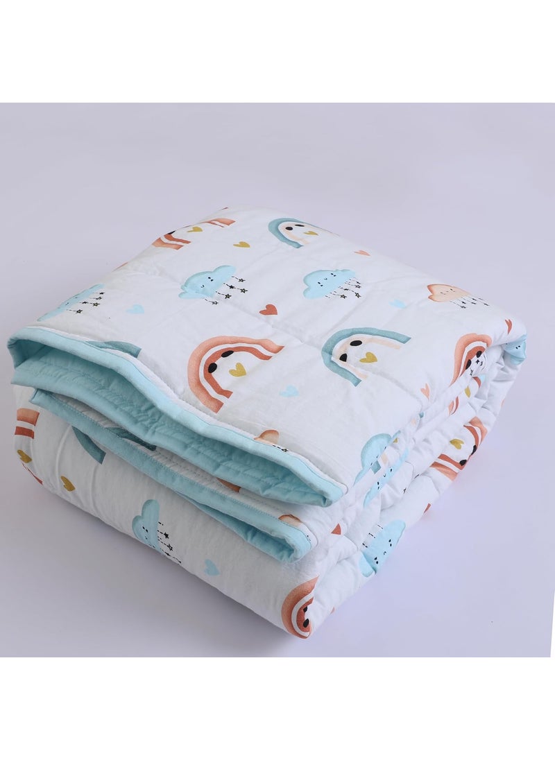 Jamio Firati Babies Kids Super Soft Printed Quilt Comforter Blanket Soft Bed 200 GSM08 YearsSize L48Inchs B44Inchs