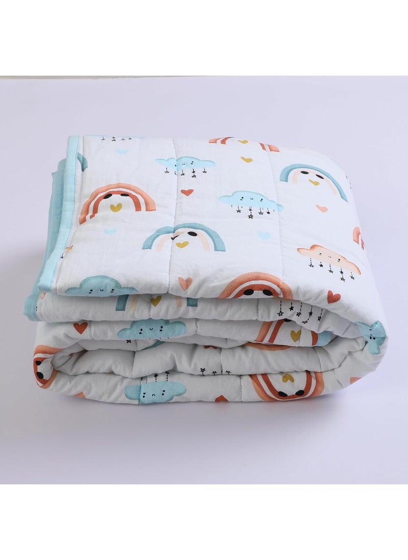Jamio Firati Babies Kids Super Soft Printed Quilt Comforter Blanket Soft Bed 200 GSM08 YearsSize L48Inchs B44Inchs