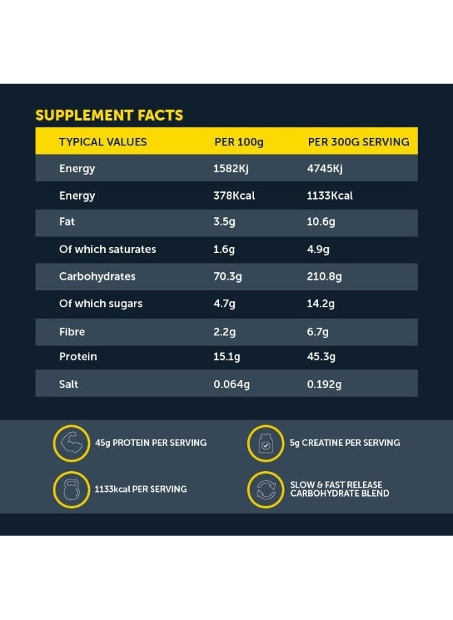 Total Gainer - Vanilla Whip - 15 Lb