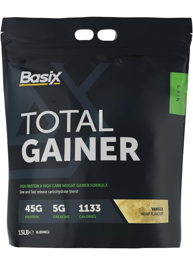 Total Gainer - Vanilla Whip - 15 Lb