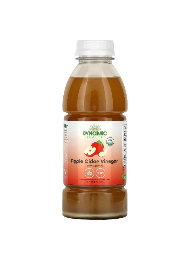 Dynamic Health, Apple Cider Vinegar with Mother, Plastic, 16 fl oz (473 ml)