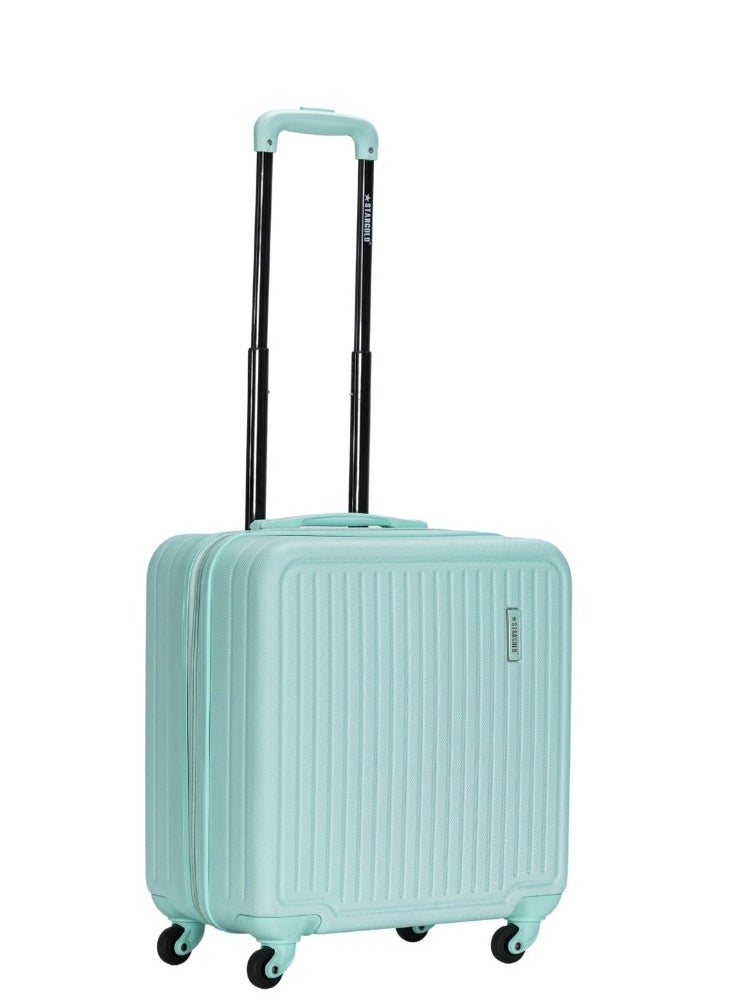 Single Hardside Spinner 4 Wheels Cabin Trolley Luggage With Number Lock 16 Inches