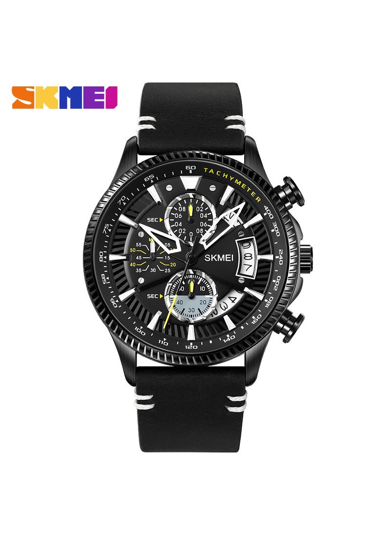 Cool Street Quartz Wristwatch for Men Black