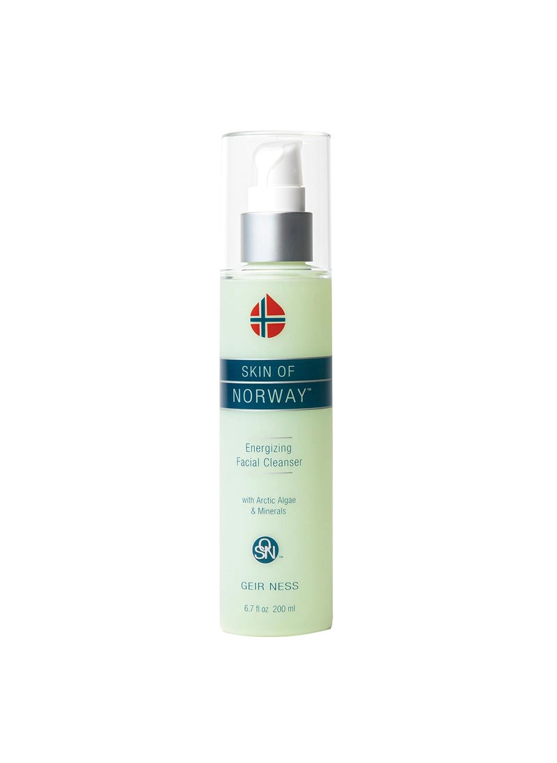 Geir Ness Skin of Norway Energizing Facial Cleanser  Contains Arctic Algae  Minerals  Moisturizing Deep Cleansing Face Wash For Dry and Sensitive Skin